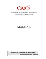 Preview for 1 page of CALOR DG3000WHB-7B Installation And Operation Instructions Manual