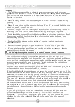 Preview for 22 page of CALOR SC50LPGW Operating And Installation Instructions