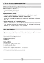 Preview for 26 page of CALOR SC50LPGW Operating And Installation Instructions