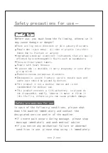 Preview for 8 page of CalorDerm CD-003 User Manual