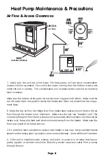 Preview for 8 page of Calorex Aquatherm DIGITAL LOGIC AT1000 Owner Operational Manual