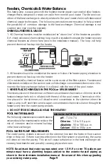 Preview for 9 page of Calorex Aquatherm DIGITAL LOGIC AT1000 Owner Operational Manual