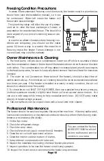 Preview for 10 page of Calorex Aquatherm DIGITAL LOGIC AT1000 Owner Operational Manual