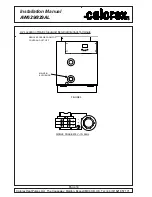 Preview for 17 page of Calorex AW629AL Installation Manual