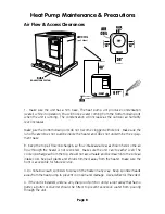 Preview for 8 page of Calorex DIGITAL LOGIC AT400 Owner Operational Manual