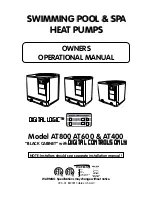 Preview for 1 page of Calorex DIGITAL LOGIC AT800 Owner Operational Manual