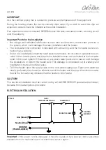 Предварительный просмотр 22 страницы Calorex Levare 15 L Manual