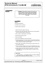 Preview for 33 page of Calorex PPT12 Technical Manual