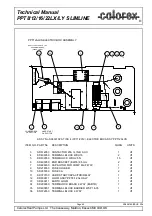 Preview for 48 page of Calorex PPT12 Technical Manual