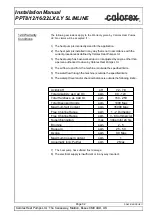 Preview for 35 page of Calorex PPT8 Owners & Installation Manual