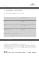 Preview for 14 page of Calorex PRO 40 L Installation, Maintenance And Operation Manual