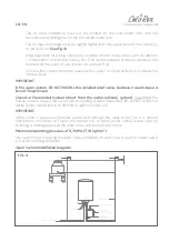 Preview for 18 page of Calorex PRO 40 L Installation, Maintenance And Operation Manual