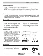 Preview for 11 page of Caloric CICT244 Use And Care Manual