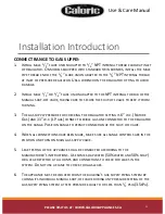 Preview for 22 page of Caloric CPR SERIES Use & Care Manual