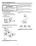 Preview for 24 page of Caloric CSG3601 Owner'S Manual