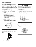 Preview for 14 page of Caloric CSR 3602 Owner'S Manual