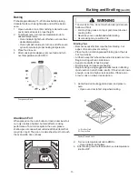 Preview for 15 page of Caloric CSR 3602 Owner'S Manual