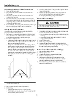 Preview for 10 page of Caloric CSR 6203 Owner'S Manual