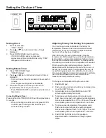 Preview for 16 page of Caloric CST 6512 Owner'S Manual