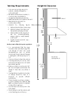 Preview for 8 page of Caloric CVU306C-SS Installation Manual / Use And Care Manual