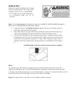 Preview for 12 page of Caloric CVU306C-SS Installation Manual / Use And Care Manual