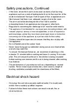 Preview for 4 page of Caloric CVW102 Installation Manual / Use And Care Manual