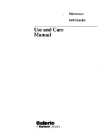 Caloric MWT4441D Use And Care Manual preview