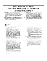 Preview for 6 page of Caloric MWT4461D Use And Care Manual