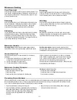 Preview for 15 page of Caloric MWT4461D Use And Care Manual