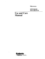 Caloric MWT4661D Use And Care Manual preview