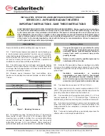 Caloritech OK3 SERIES Installation, Operation And Maintenance Instructions предпросмотр