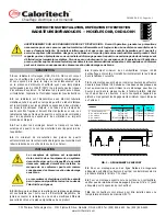 Preview for 4 page of Caloritech OKB Installation, Operation & Maintenence Manual