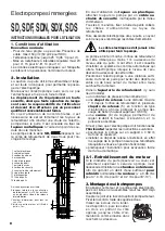 Предварительный просмотр 8 страницы Calpeda 6SDX Series Original Operating Instructions