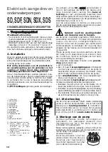 Preview for 14 page of Calpeda 6SDX Series Original Operating Instructions