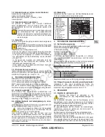 Предварительный просмотр 39 страницы Calpeda 70020030000 Operating Instructions Manual