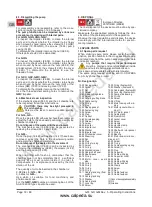 Предварительный просмотр 14 страницы Calpeda 70T51562000 Original Operating Instructions