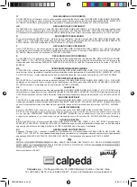 Preview for 16 page of Calpeda B-C Operating Instructions Manual