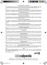 Предварительный просмотр 16 страницы Calpeda B-C Operating Instructions Manual