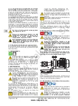 Предварительный просмотр 34 страницы Calpeda B-NM 32/12F Operating Instructions Manual