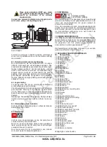 Предварительный просмотр 49 страницы Calpeda B-NM 32/12F Operating Instructions Manual