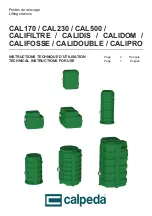 Calpeda CAL170 Technical Instructions For Use preview