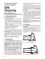 Предварительный просмотр 2 страницы Calpeda Compact Spa Original Operating Instructions