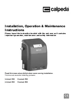 Preview for 1 page of Calpeda Duomat-E Series Installation, Operation & Maintenance Instructions Manual