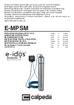 Предварительный просмотр 1 страницы Calpeda e-idos E-MPSM Operating Instructions Manual