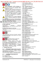 Preview for 62 page of Calpeda e-idos META Operating Instructions Manual