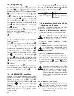 Предварительный просмотр 26 страницы Calpeda EASYMAT 9,2MM Operating Instructions Manual