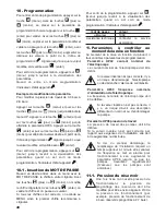 Предварительный просмотр 40 страницы Calpeda EASYMAT 9,2MM Operating Instructions Manual