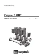 Calpeda Easymat Operating Instructions Manual предпросмотр