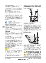 Предварительный просмотр 46 страницы Calpeda GM 10 Operating Instructions Manual