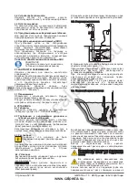 Предварительный просмотр 52 страницы Calpeda GM 10 Operating Instructions Manual